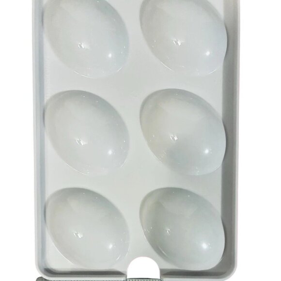 Tupperware Egg Trays Set Of 3 White Deviled Hard Boiled Chocolate Strawberries - Picture 3 of 4